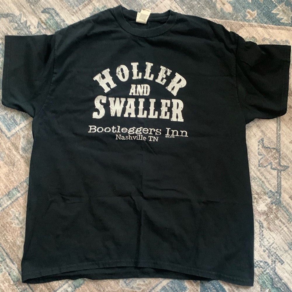 Mens XL TG black t shirt
